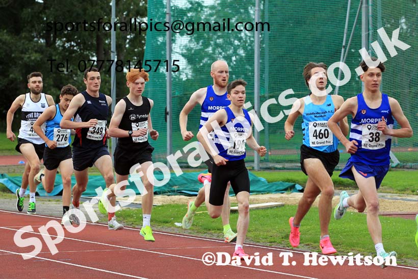 1500 metres, 2023 NEGP 5 Monkton, Wed, July 26th. Photo: David T. Hewitson/Sports for All Pics